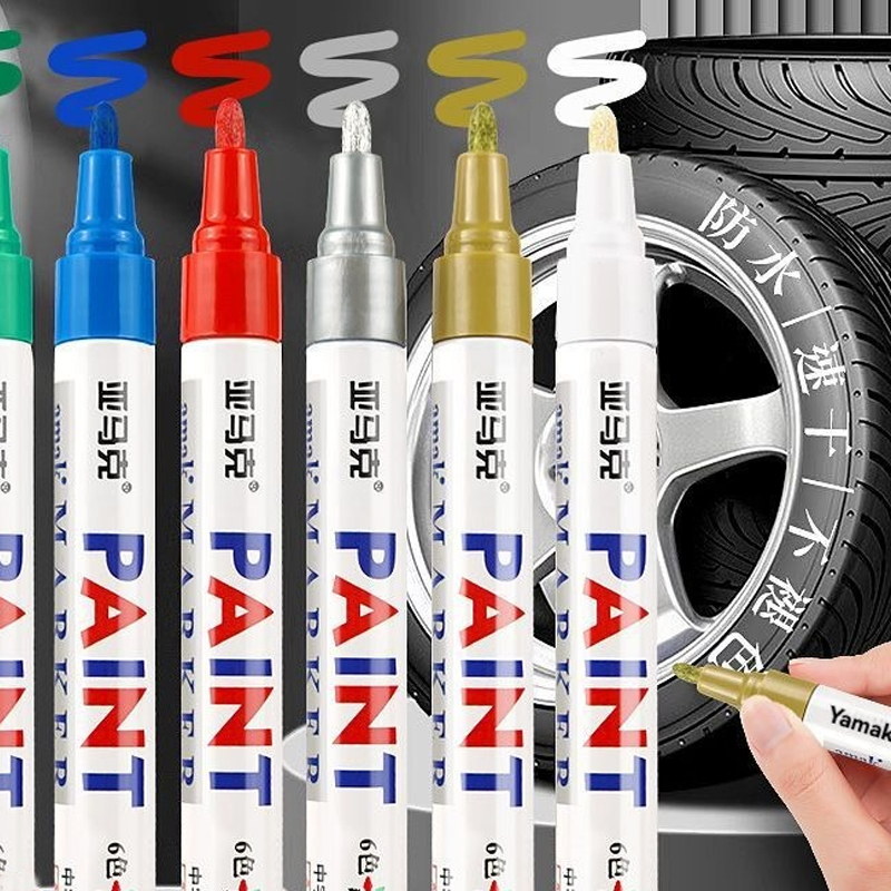 Tee Height Marker - 12PCS 메탈 페인트 펜 방수 속건성