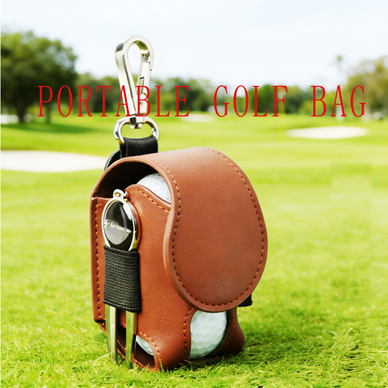Golf Equipment Set - 골프 PU 볼 가방 2종 세트