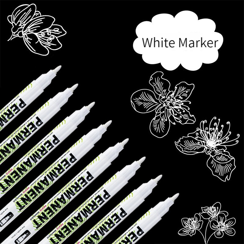 1/5/20Pcs 화이트 마커 펜 방수 알코올 페인트  - Tee Height Marker 리뷰 및 가격