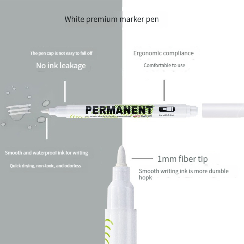 1/5/20Pcs 화이트 마커 펜 방수 알코올 페인트  - Tee Height Marker 리뷰 및 가격