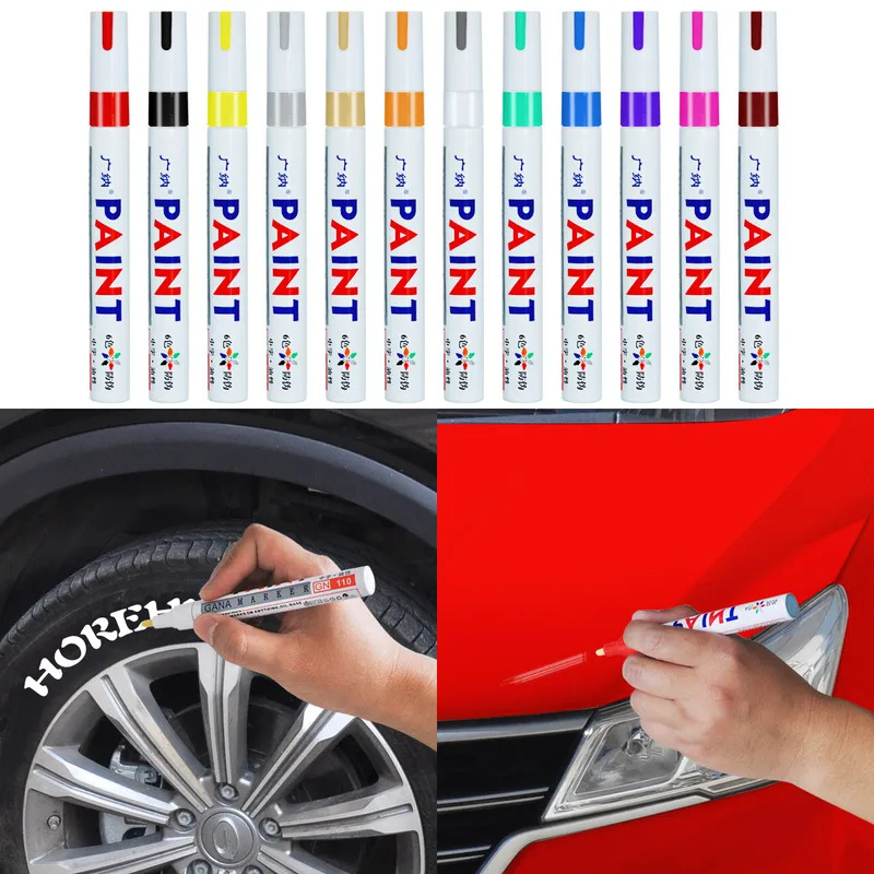 1/12Pcs 페인트 펜 페인트 마커 방수 자동차 타이 - Tee Height Marker 리뷰 및 가격