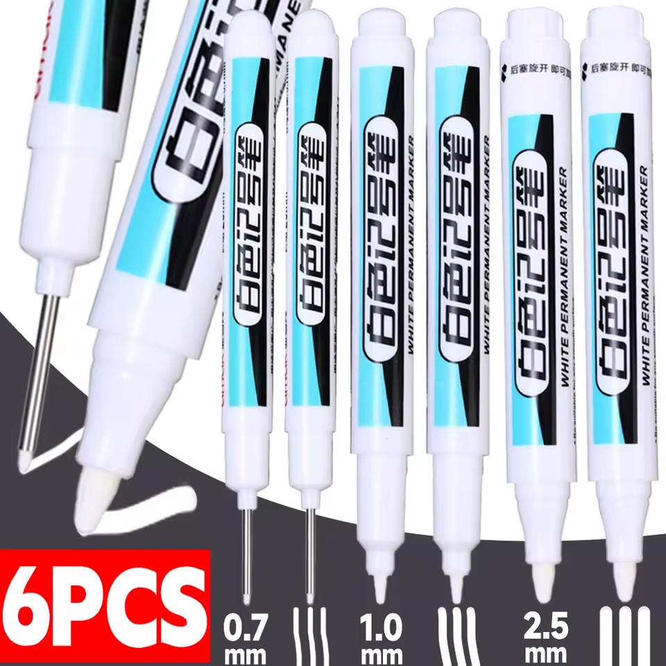 3-1PCS 흰색 마커 펜 유성 방수 영구 페인트 마커 - Tee Height Marker 리뷰 및 가격